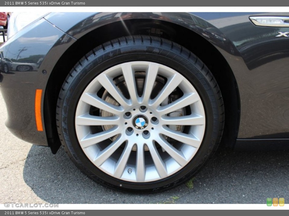 2011 BMW 5 Series 535i xDrive Gran Turismo Wheel and Tire Photo #51865936