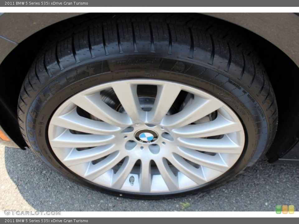 2011 BMW 5 Series 535i xDrive Gran Turismo Wheel and Tire Photo #51865939