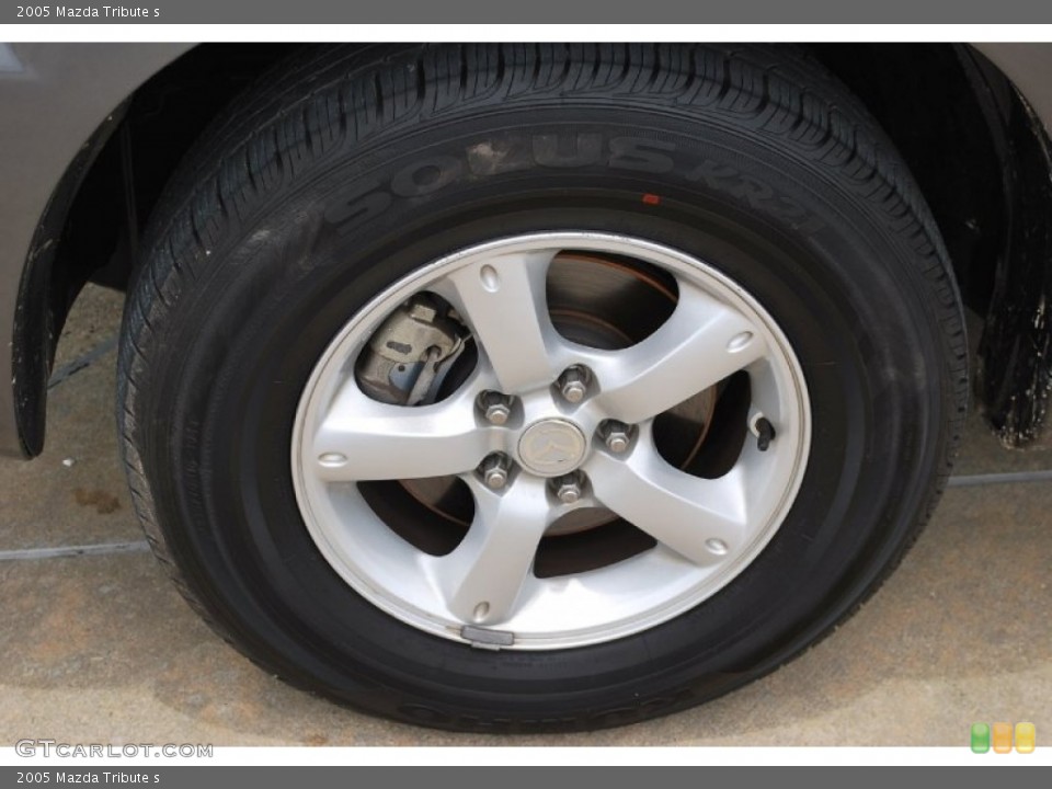 2005 Mazda Tribute s Wheel and Tire Photo #51867199