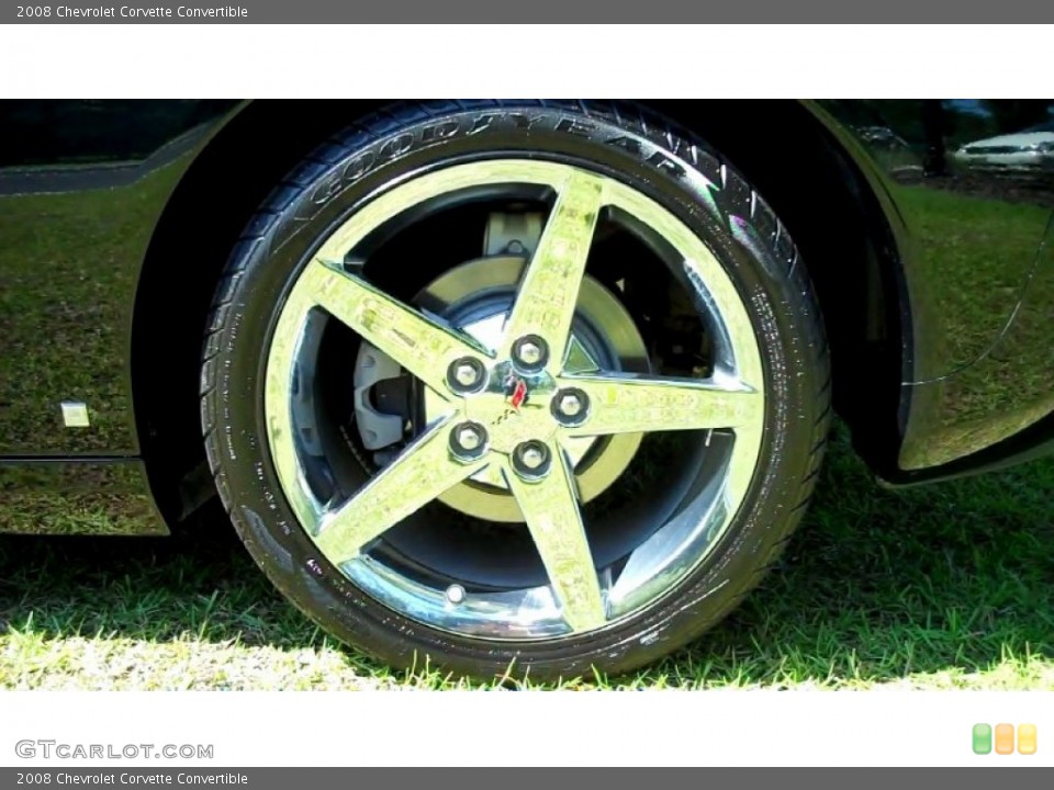 2008 Chevrolet Corvette Convertible Wheel and Tire Photo #51868792