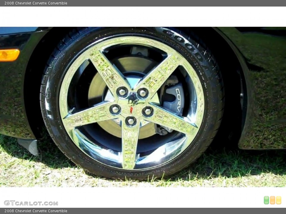 2008 Chevrolet Corvette Convertible Wheel and Tire Photo #51868807