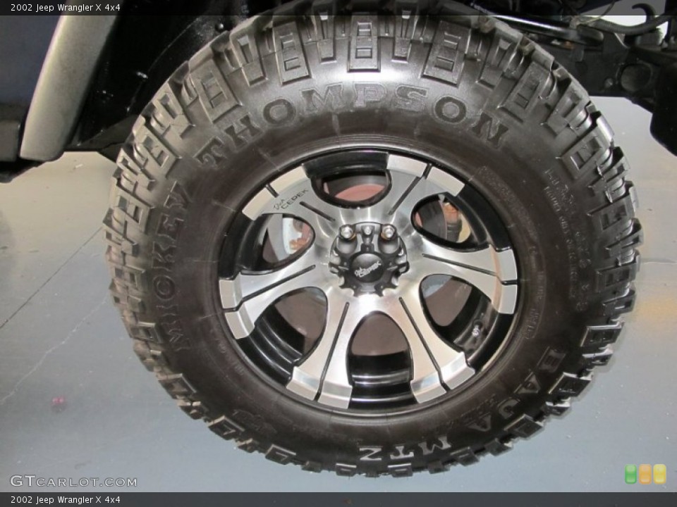 2002 Jeep Wrangler Custom Wheel and Tire Photo #51877477