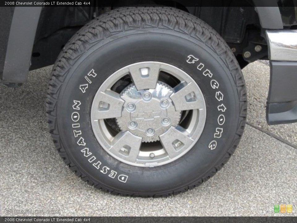 2008 Chevrolet Colorado LT Extended Cab 4x4 Wheel and Tire Photo #51878257