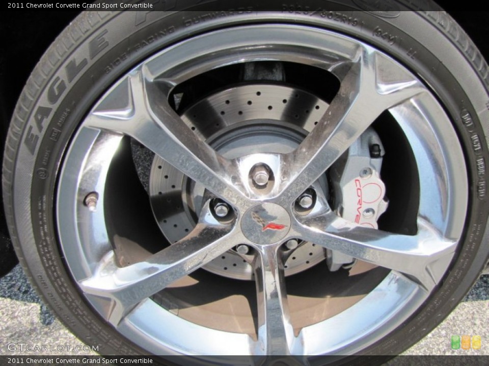 2011 Chevrolet Corvette Grand Sport Convertible Wheel and Tire Photo #51881608