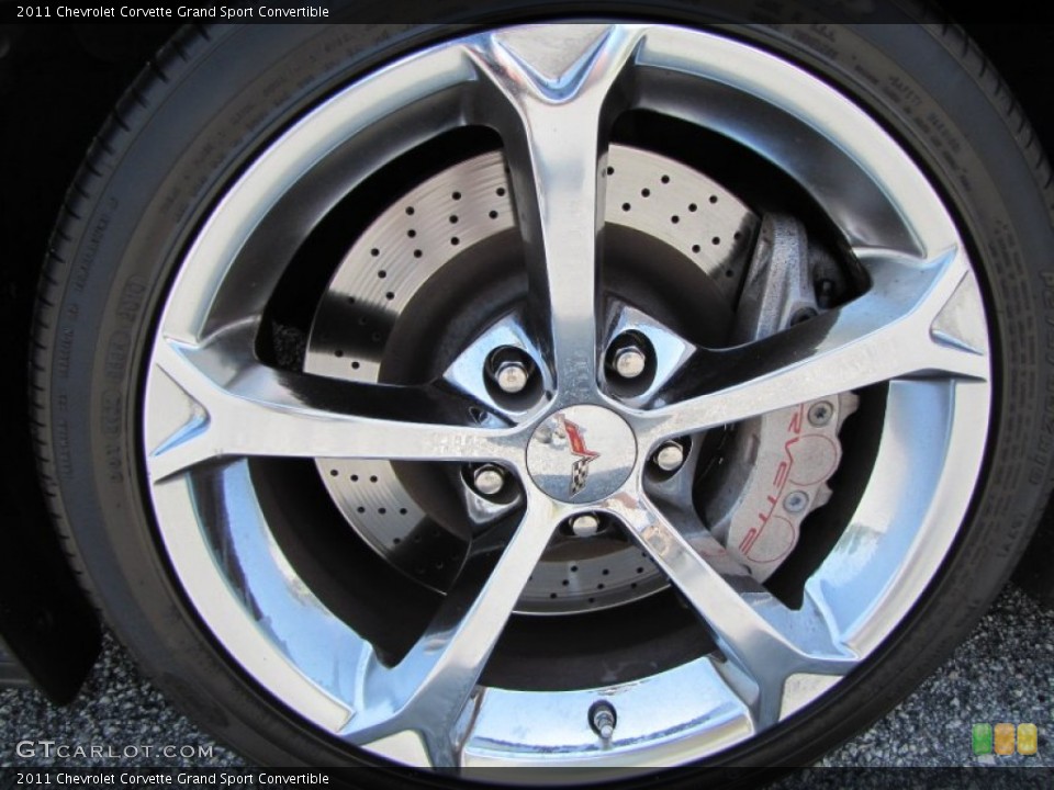 2011 Chevrolet Corvette Grand Sport Convertible Wheel and Tire Photo #51881630