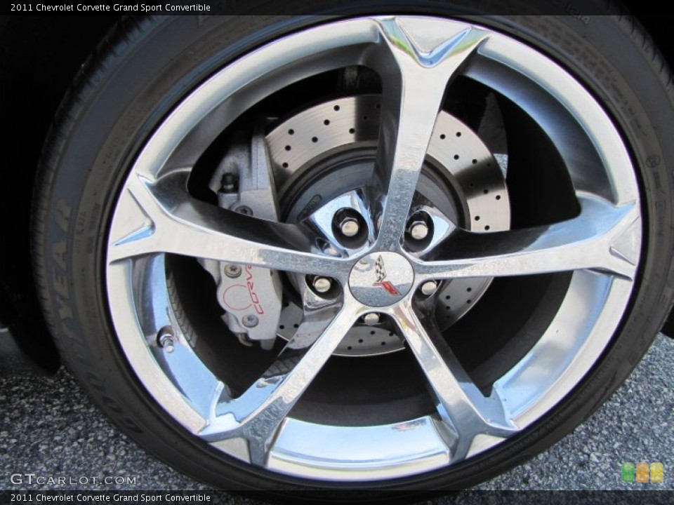 2011 Chevrolet Corvette Grand Sport Convertible Wheel and Tire Photo #51881666