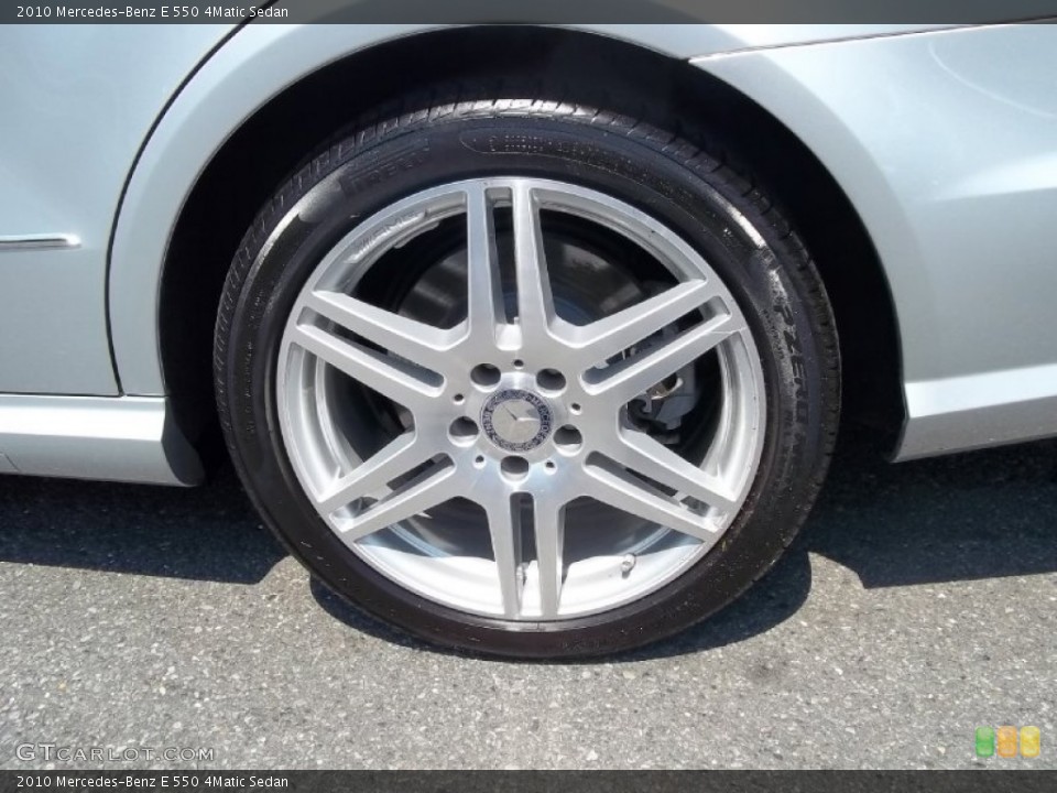 2010 Mercedes-Benz E 550 4Matic Sedan Wheel and Tire Photo #51887342