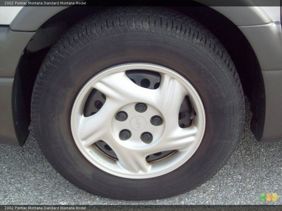 2002 Pontiac Montana Wheels and Tires