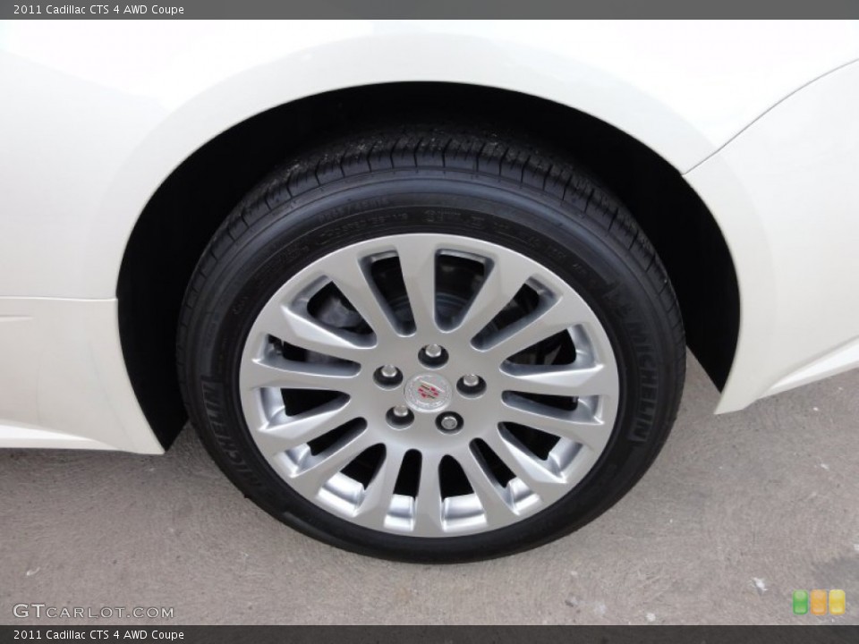 2011 Cadillac CTS 4 AWD Coupe Wheel and Tire Photo #51888590