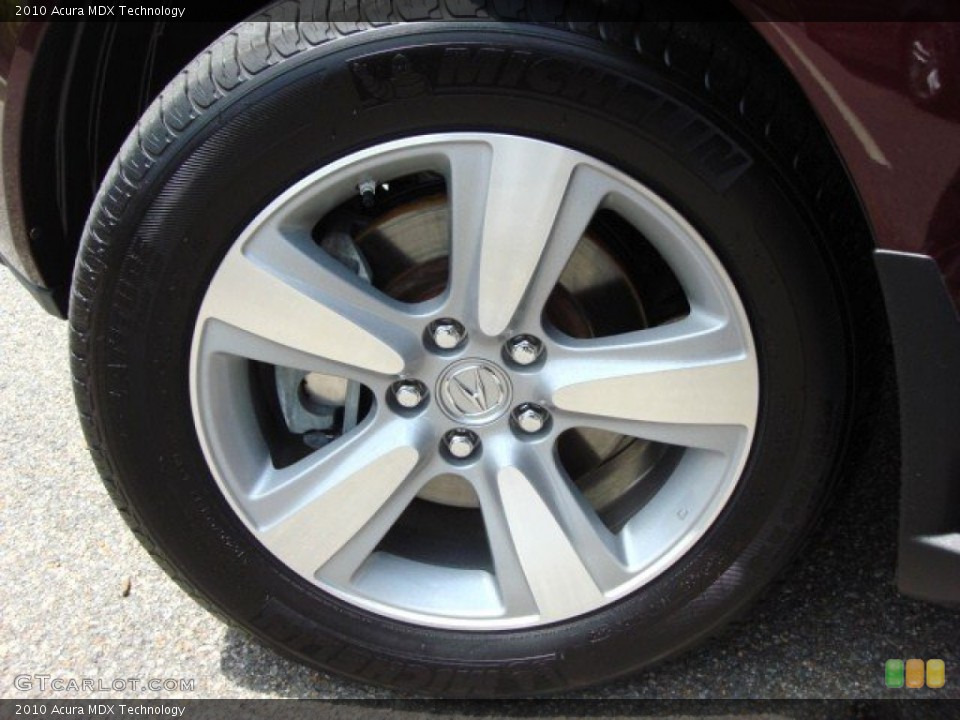 2010 Acura MDX Technology Wheel and Tire Photo #51915230