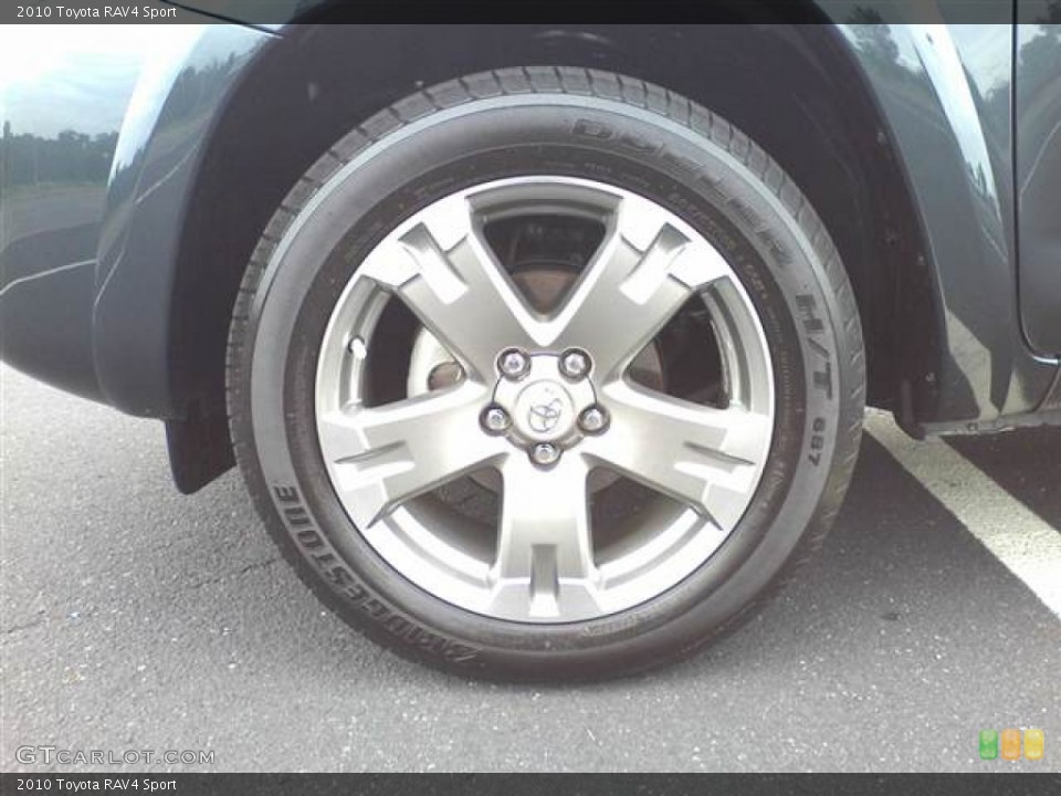 2010 Toyota RAV4 Sport Wheel and Tire Photo #51915467