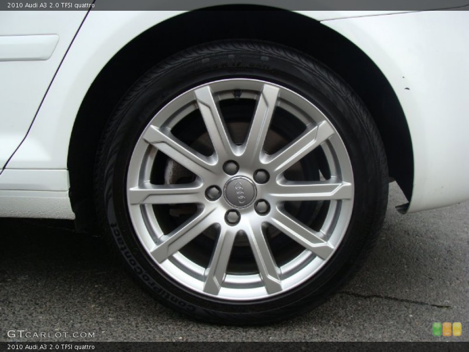 2010 Audi A3 2.0 TFSI quattro Wheel and Tire Photo #51922271