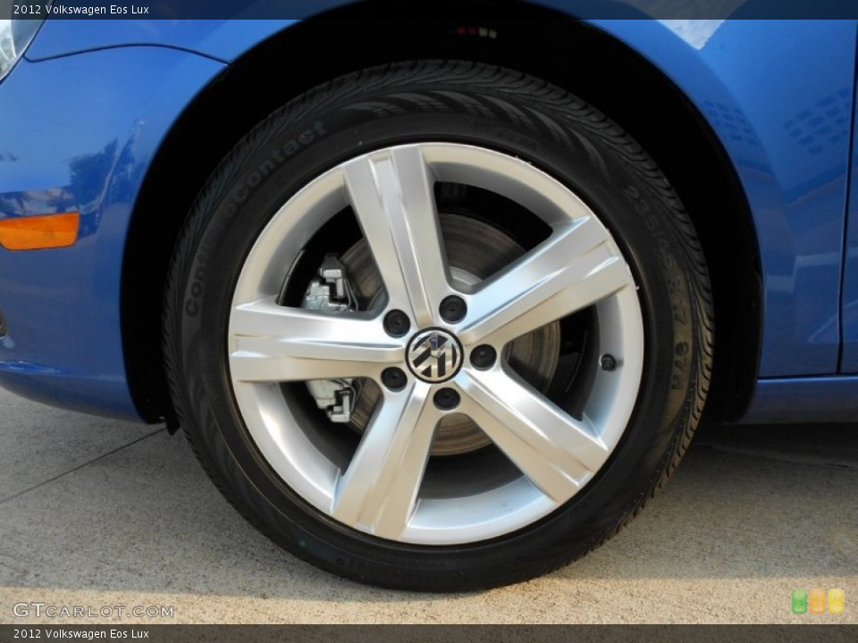 2012 Volkswagen Eos Lux Wheel and Tire Photo #51925971