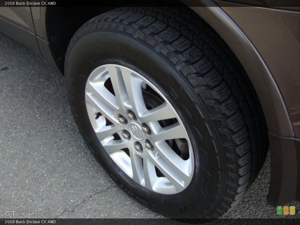 2009 Buick Enclave CX AWD Wheel and Tire Photo #51927414