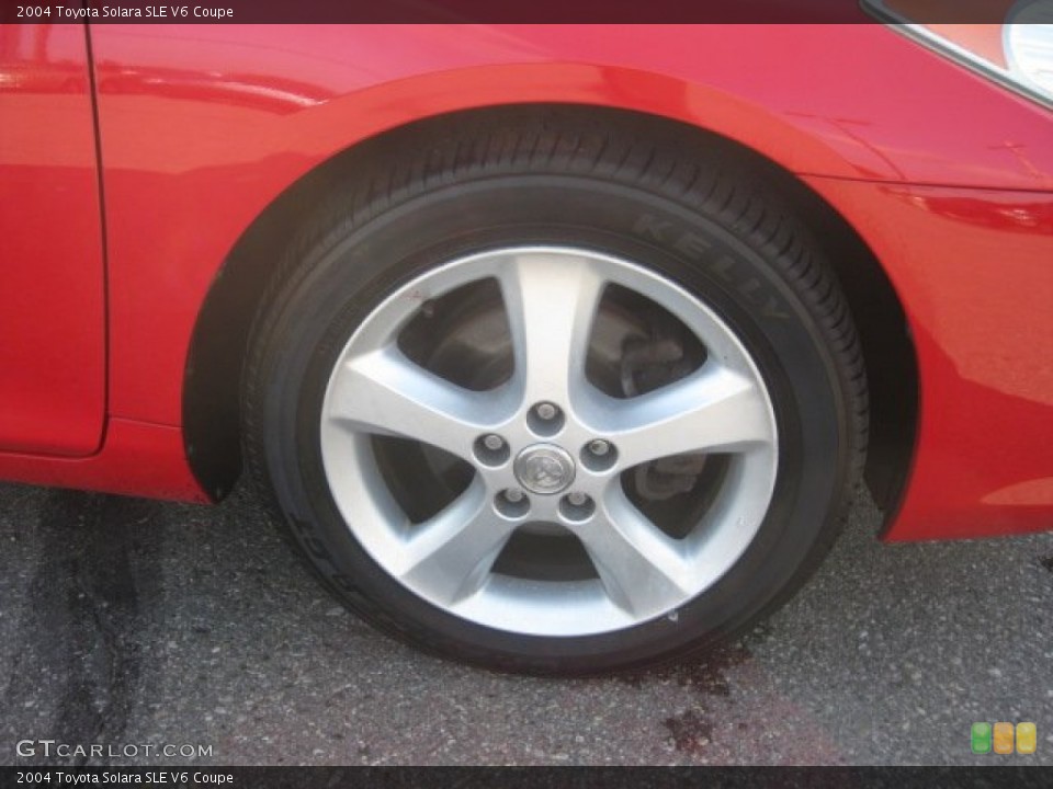 2004 Toyota Solara SLE V6 Coupe Wheel and Tire Photo #51931782