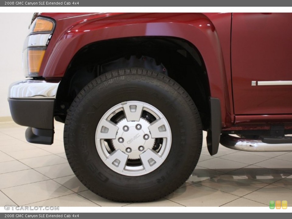 2008 GMC Canyon SLE Extended Cab 4x4 Wheel and Tire Photo #51932586