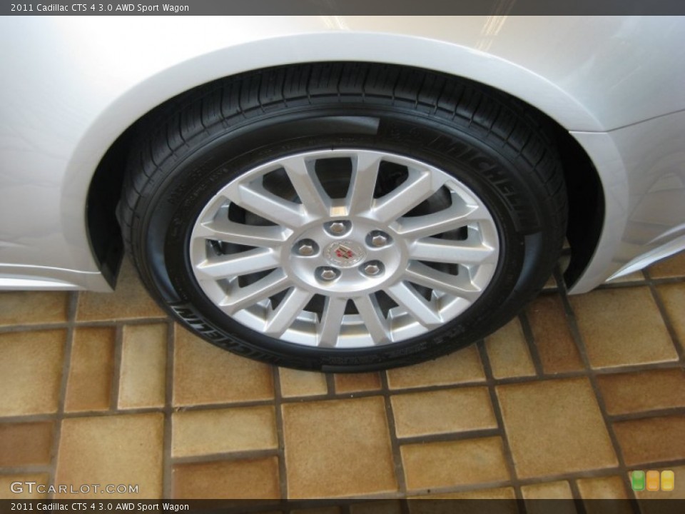 2011 Cadillac CTS 4 3.0 AWD Sport Wagon Wheel and Tire Photo #51943808