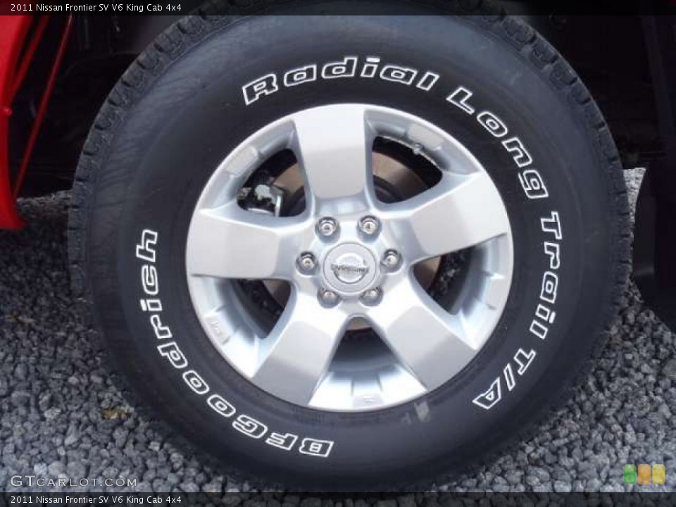 2011 Nissan Frontier SV V6 King Cab 4x4 Wheel and Tire Photo #51944522