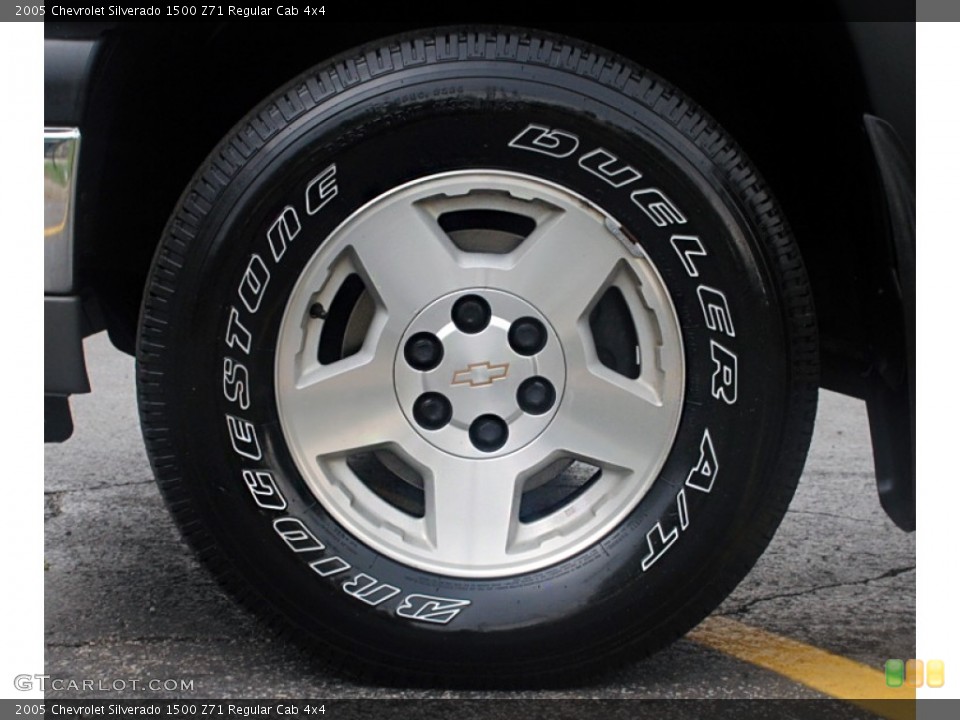 2005 Chevrolet Silverado 1500 Z71 Regular Cab 4x4 Wheel and Tire Photo #51948770