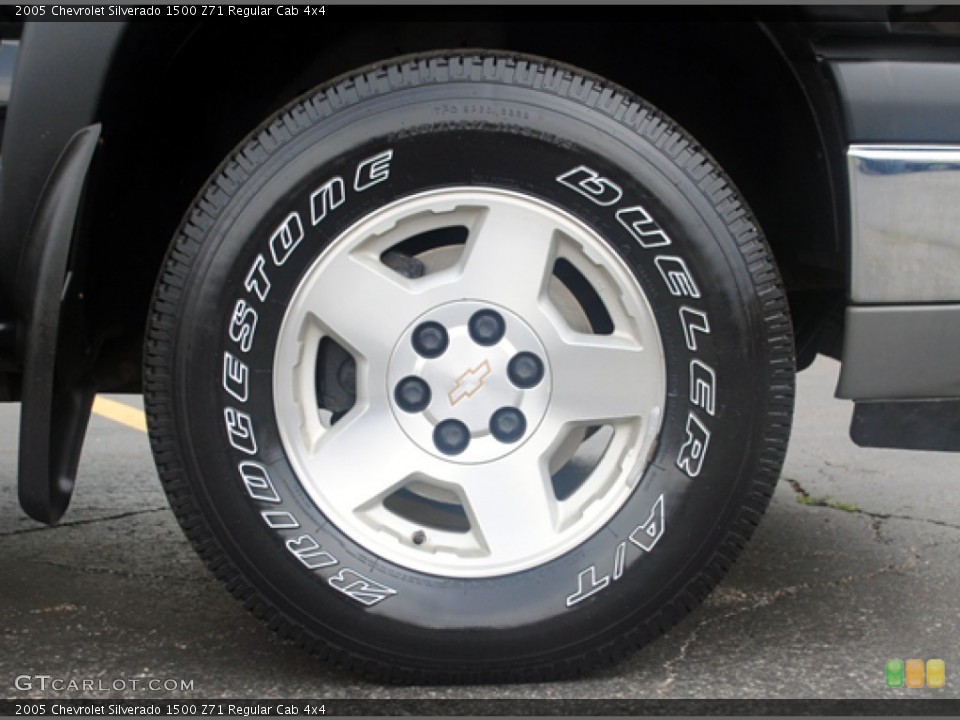2005 Chevrolet Silverado 1500 Z71 Regular Cab 4x4 Wheel and Tire Photo #51948782
