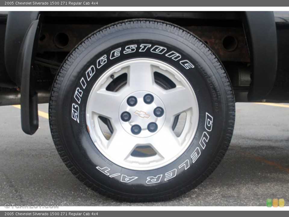 2005 Chevrolet Silverado 1500 Z71 Regular Cab 4x4 Wheel and Tire Photo #51948791
