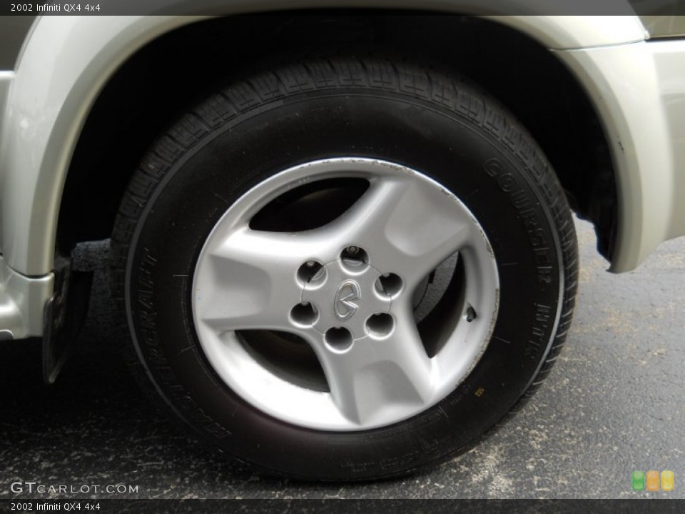 2002 Infiniti QX4 4x4 Wheel and Tire Photo #51953018