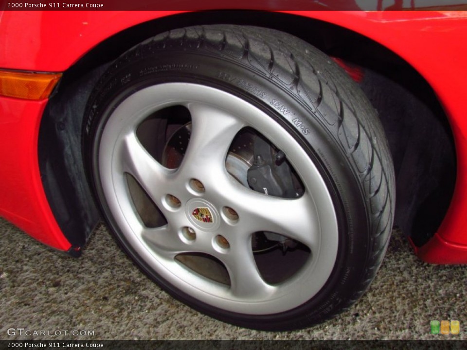 2000 Porsche 911 Carrera Coupe Wheel and Tire Photo #51955160