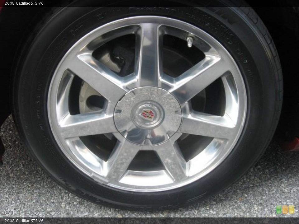 2008 Cadillac STS V6 Wheel and Tire Photo #51955939