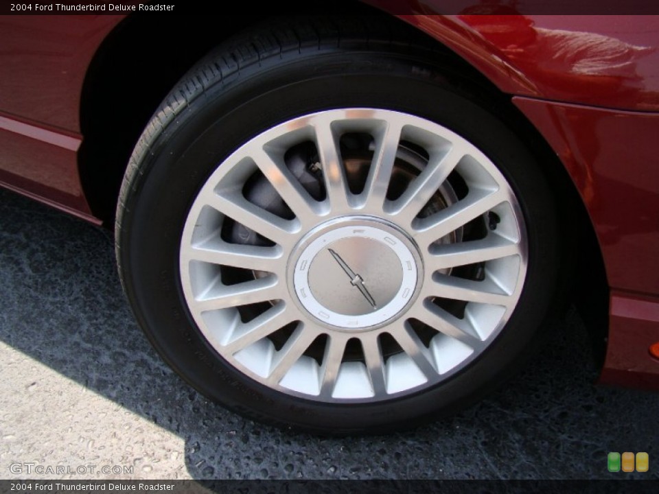 2004 Ford Thunderbird Deluxe Roadster Wheel and Tire Photo #51960809