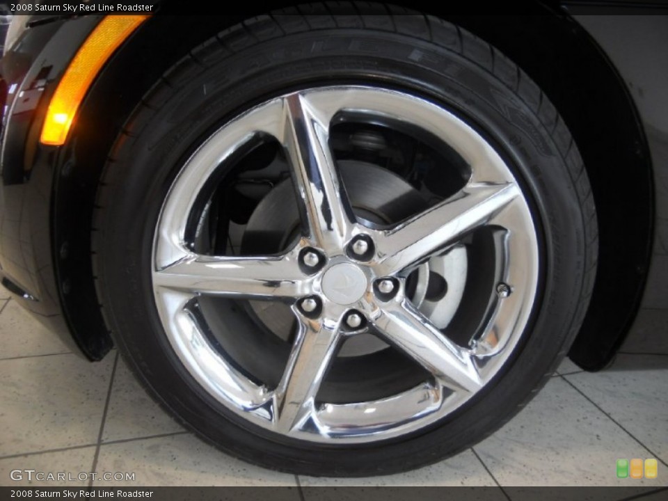 2008 Saturn Sky Red Line Roadster Wheel and Tire Photo #51961610