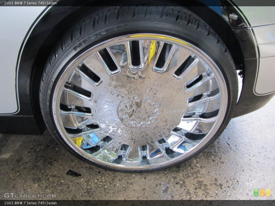 2003 BMW 7 Series Custom Wheel and Tire Photo #51964274