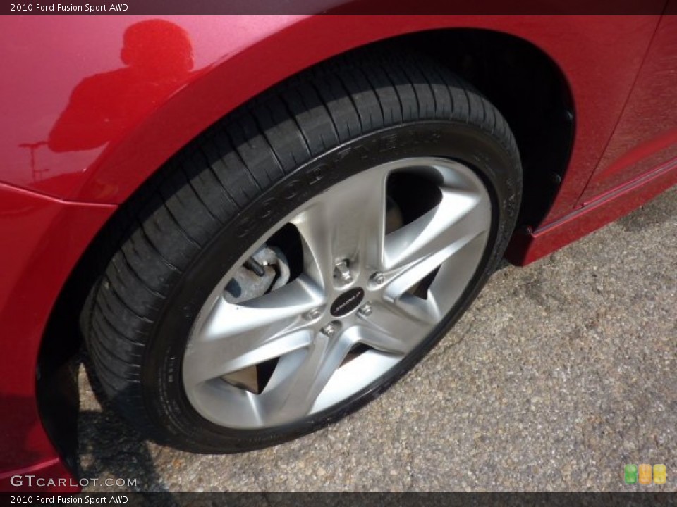 2010 Ford Fusion Sport AWD Wheel and Tire Photo #51967328
