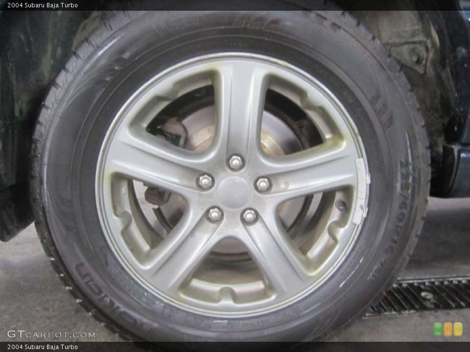 2004 Subaru Baja Turbo Wheel and Tire Photo #51971897