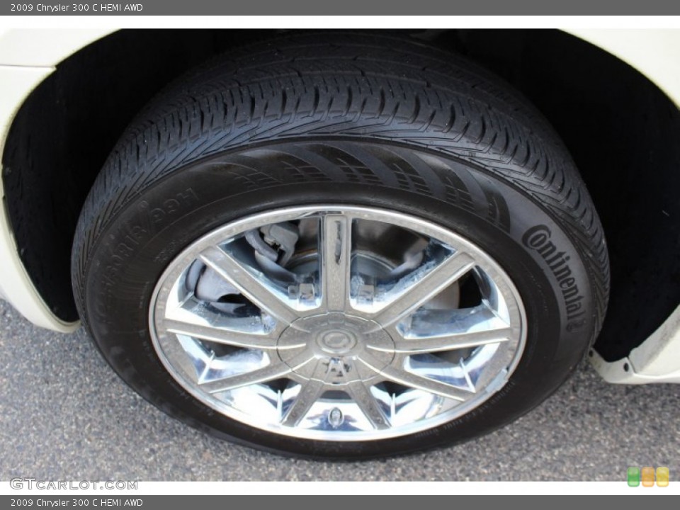 2009 Chrysler 300 C HEMI AWD Wheel and Tire Photo #51972908