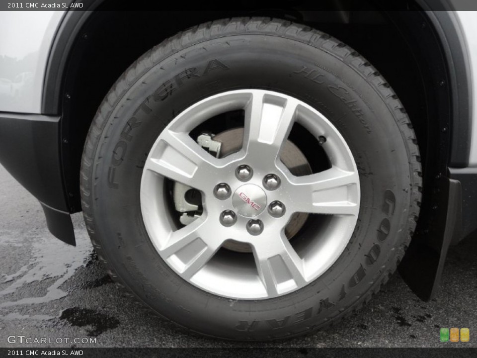 2011 GMC Acadia SL AWD Wheel and Tire Photo #51976571