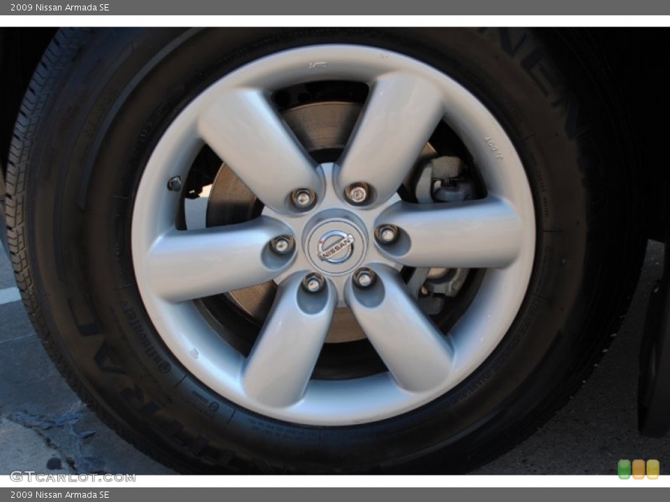 2009 Nissan Armada SE Wheel and Tire Photo #51976844