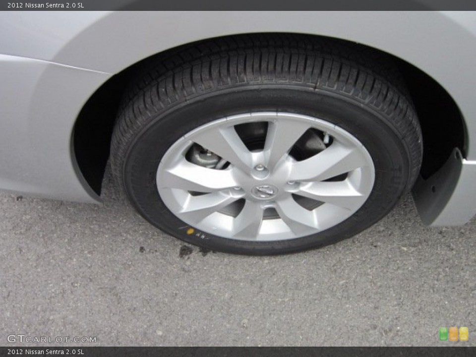 2012 Nissan Sentra 2.0 SL Wheel and Tire Photo #51978797
