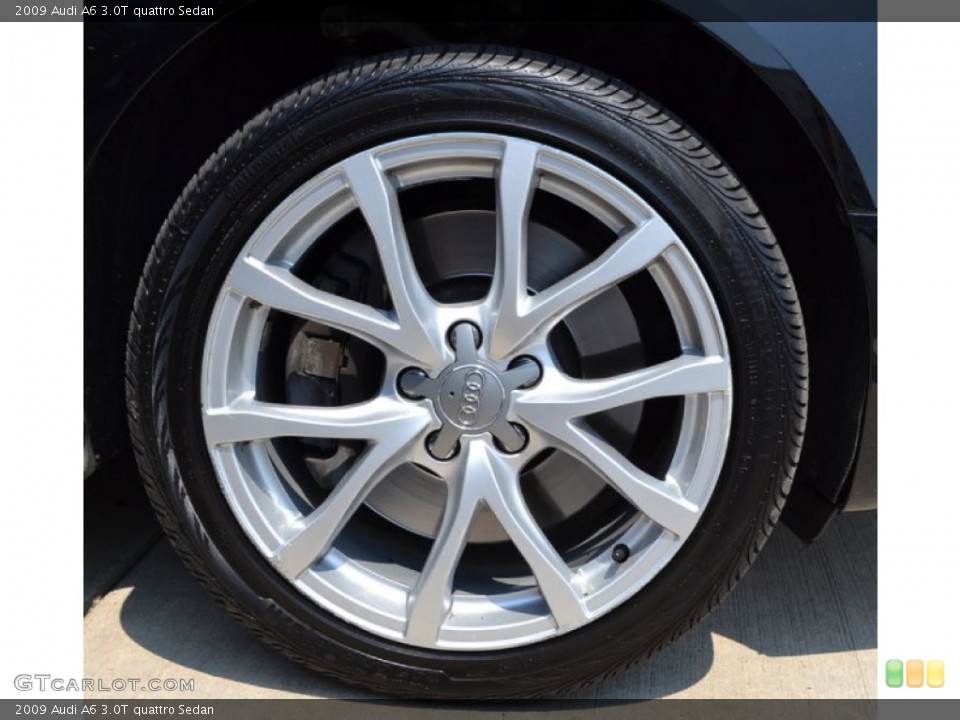 2009 Audi A6 3.0T quattro Sedan Wheel and Tire Photo #51979877