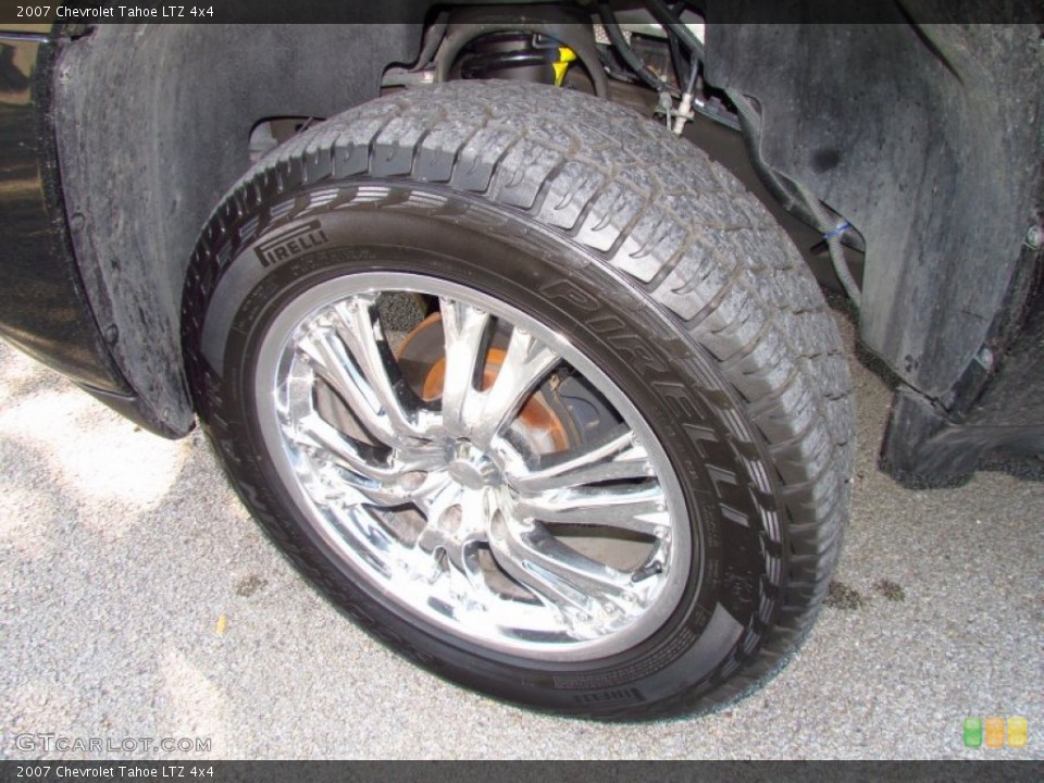 2007 Chevrolet Tahoe Custom Wheel and Tire Photo #51980006