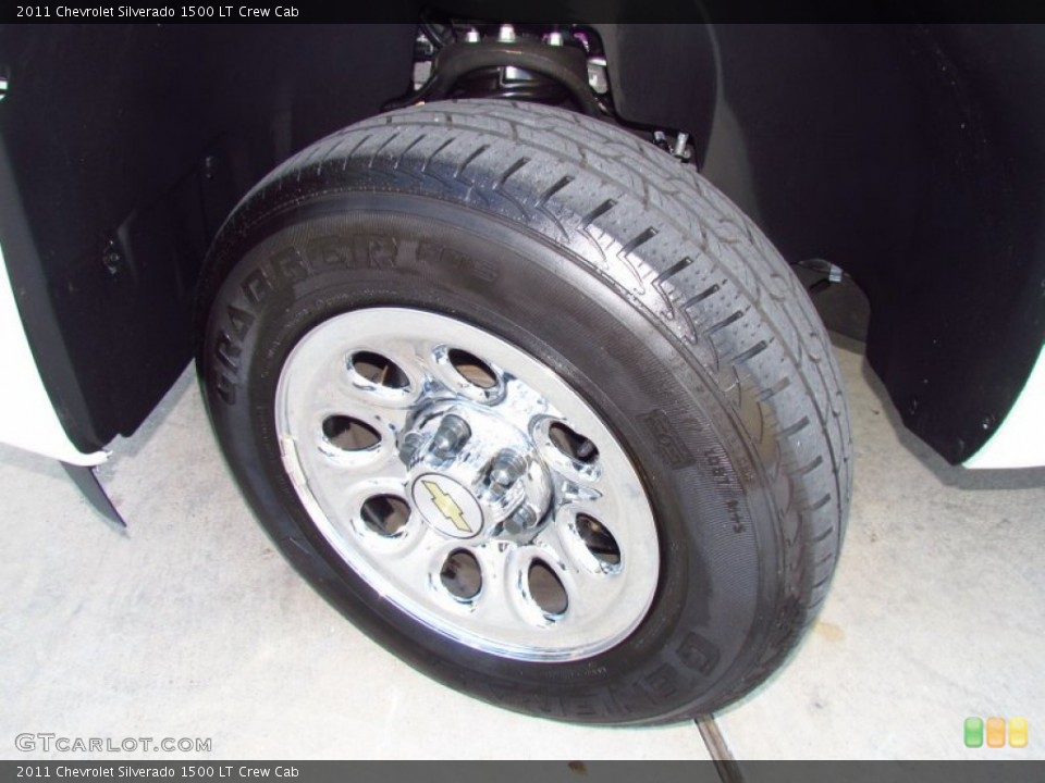 2011 Chevrolet Silverado 1500 LT Crew Cab Wheel and Tire Photo #51980207