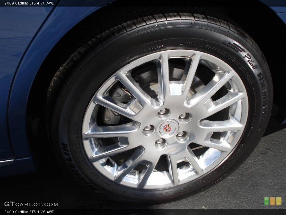 2009 Cadillac STS 4 V6 AWD Wheel and Tire Photo #51980510