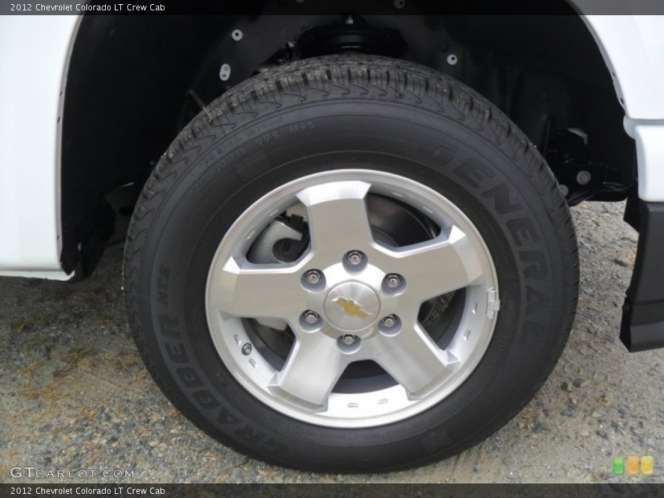 2012 Chevrolet Colorado LT Crew Cab Wheel and Tire Photo #51981293