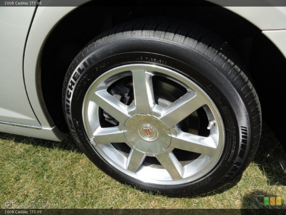 2008 Cadillac STS V6 Wheel and Tire Photo #51981299