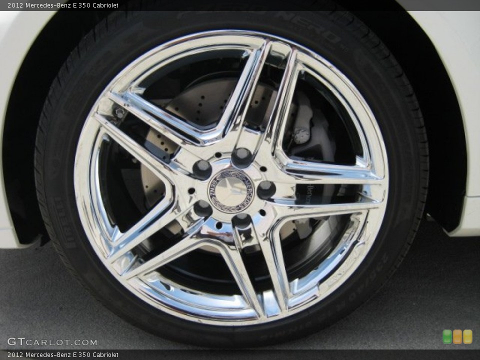 2012 Mercedes-Benz E 350 Cabriolet Wheel and Tire Photo #51989852