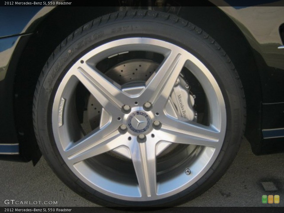 2012 Mercedes-Benz SL 550 Roadster Wheel and Tire Photo #51989999