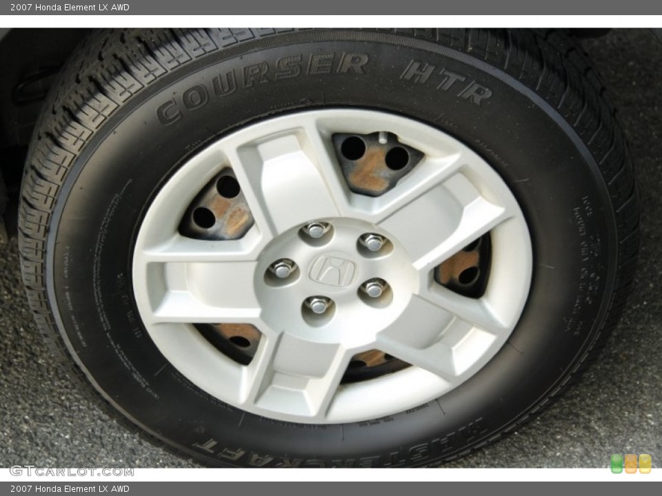 2007 Honda Element LX AWD Wheel and Tire Photo #51999600