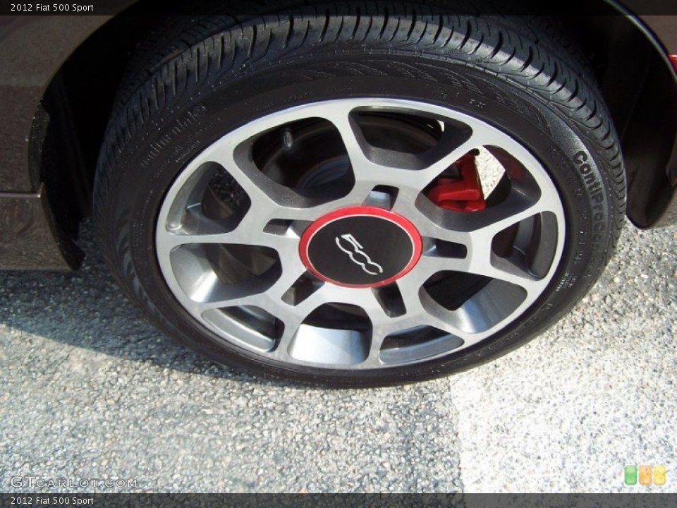 2012 Fiat 500 Sport Wheel and Tire Photo #51999759