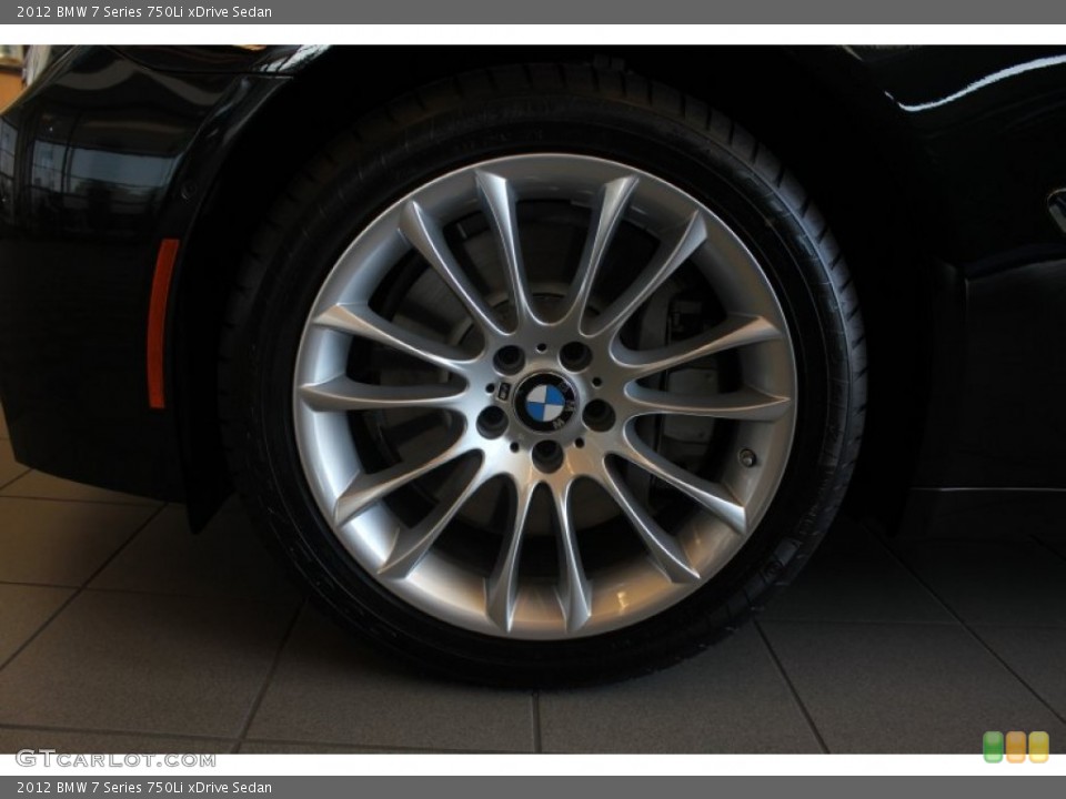 2012 BMW 7 Series 750Li xDrive Sedan Wheel and Tire Photo #52000680