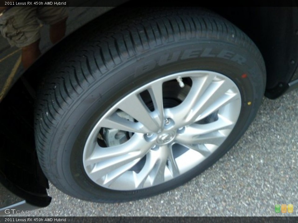 2011 Lexus RX 450h AWD Hybrid Wheel and Tire Photo #52001160