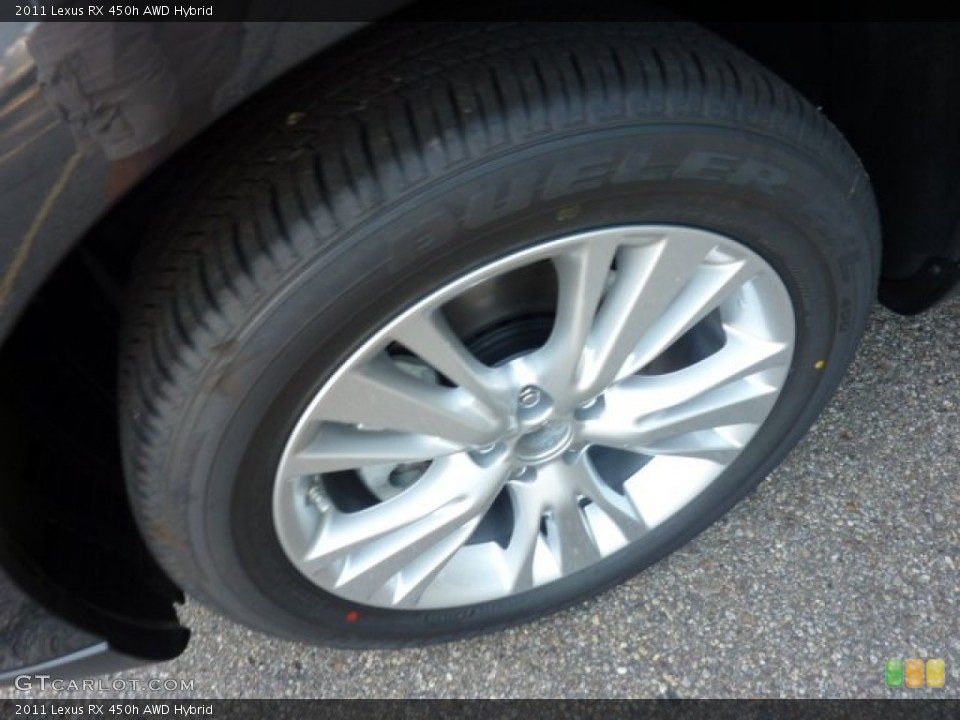 2011 Lexus RX 450h AWD Hybrid Wheel and Tire Photo #52002291